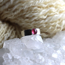Load image into Gallery viewer, Pink Tourmaline Mountain Ring (size 8)