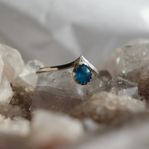 Blue Apatite Ring (size 8)