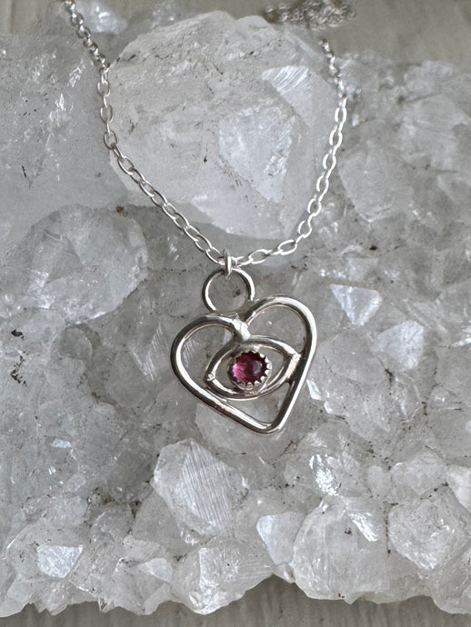 Watchful Heart Mini Pendant