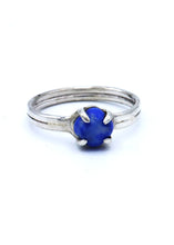 Load image into Gallery viewer, sodalite double band ring