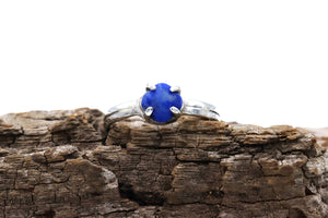 sodalite double band ring