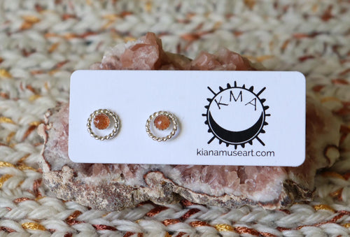 Sunstone Studs